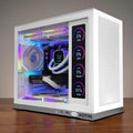 KOTIN Prebuilt Gaming PC Desktop Computer, Ryzen 7 7800X3D, RTX 5060 Ti 8GB, 32GB DDR5 6000MHz, 1TB PCIe 4.0 SSD, 11.3" Display, 240mm Liquid Cooler, WiFi 7, Windows 11 Home, ARGB White Tower G50W