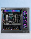 KOTIN Gaming PC Desktop, Ultra 7 265KF, RTX 5070 12GB, 32GB DDR5, 1TB SSD | 11.3in Smart Display, 850W 80+ Gold PSU, 240mm Liquid Cooler, ARGB Windows 11 Home Gaming Tower, Desktop Computer 1440p 4K