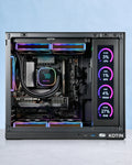 KOTIN Gaming PC Desktop, Ultra 7 265KF, RTX 5060 Ti 8GB, 16GB DDR5, 1TB SSD | 11.3in Smart Display, 650W 80+ Gold PSU, 240mm Liquid Cooler, ARGB Windows 11 Gaming Tower, Desktop Computer 1080P-1440P