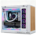 KOTIN Gaming PC -AMD Ryzen 7 9800X3D, GeForce RTX 5070Ti 16GB, 32GB DDR5, 1TB PCIe 4.0 SSD, 11.3" Display, 360mm Liquid Cooler, WiFi 7, Windows 11 Home, Prebuilt Gaming Desktop PC-White
