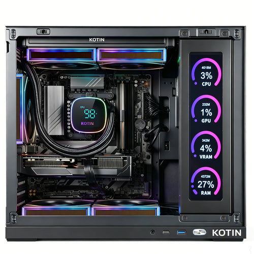 KOTIN G50B Gaming PC, Intel Core Ultra 7 265KF, RTX 5060 Ti 8GB, 16GB DDR5, 1TB SSD