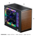 KOTIN Gaming PC, Ryzen 7 9800X3D, RTX 5070 Ti 16GB, 32GB DDR5, 1T SSD | 11.3" Smart Display, 360mm Liquid Cooler, WiFi 7, 850W 80+ Gold PSU, Windows 11 Home, ARGB Tower, Gaming Desktop Computer