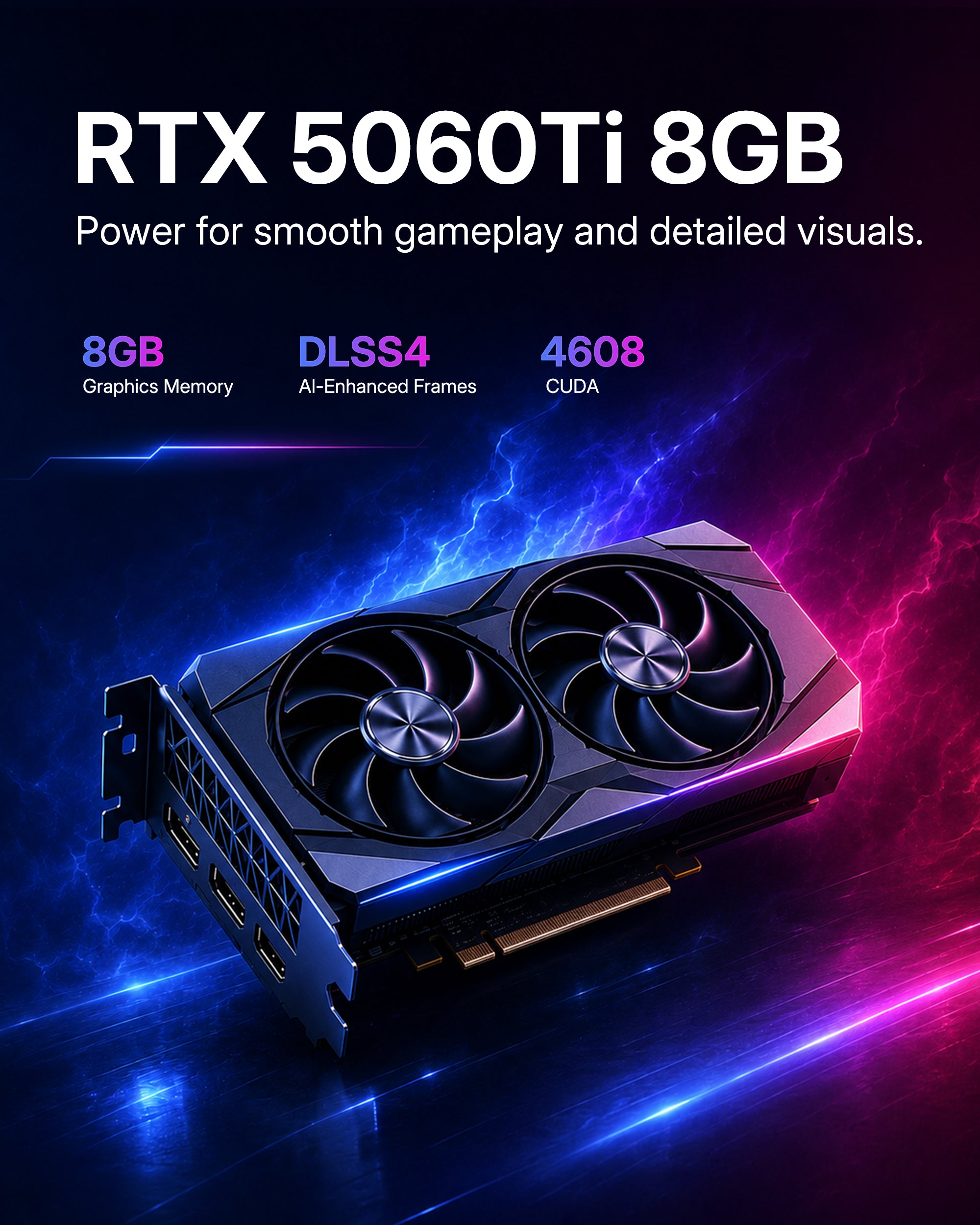 KOTIN Gaming PC Desktop, Ultra 7 265KF, RTX 5060 Ti 8GB, 16GB DDR5, 1TB SSD | 11.3in Smart Display, 650W 80+ Gold PSU, 240mm Liquid Cooler, ARGB Windows 11 Gaming Tower, Desktop Computer 1080P-1440P