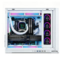 KOTIN Gaming PC -AMD Ryzen 7 9800X3D, GeForce RTX 5070Ti 16GB, 32GB DDR5, 1TB PCIe 4.0 SSD, 11.3" Display, 360mm Liquid Cooler, WiFi 7, Windows 11 Home, Prebuilt Gaming Desktop PC-White