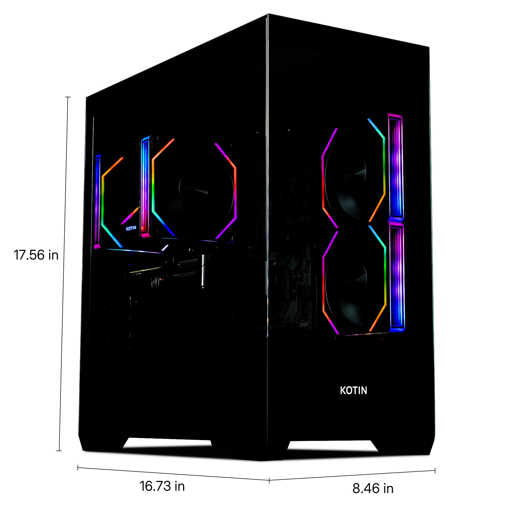 KOTIN M70B Gaming PC | Ryzen 5 9600X, RX 9060 XT, 16GB, 2TB