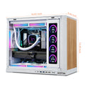 KOTIN Gaming PC -AMD Ryzen 7 9800X3D, GeForce RTX 5070Ti 16GB, 32GB DDR5, 1TB PCIe 4.0 SSD, 11.3" Display, 360mm Liquid Cooler, WiFi 7, Windows 11 Home, Prebuilt Gaming Desktop PC-White