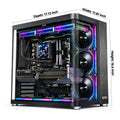 KOTIN Gaming PC Desktop, Ryzen 7 9800X3D, RTX 5080 16GB, 32GB DDR5, 2TB SSD | 6000MHz DDR5 Memory, PCIe 4.0 SSD, 360mm Liquid Cooler, 3.95in IPS Display, WiFi 7, ARGB Fans, Windows 11 Home, 850W Gold PSU