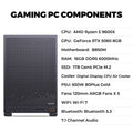 KOTIN Prebuilt Gaming PC Desktop, AMD Ryzen 5 9600X up to 5.4GHz, GeForce RTX 5060 8GB GDDR7, 16GB DDR5-6000, 1TB PCIe 4.0 NVMe SSD, 650W 80+ Gold PSU, WiFi 7, Win 11 Home, 1080p/1440p Gaming Tower