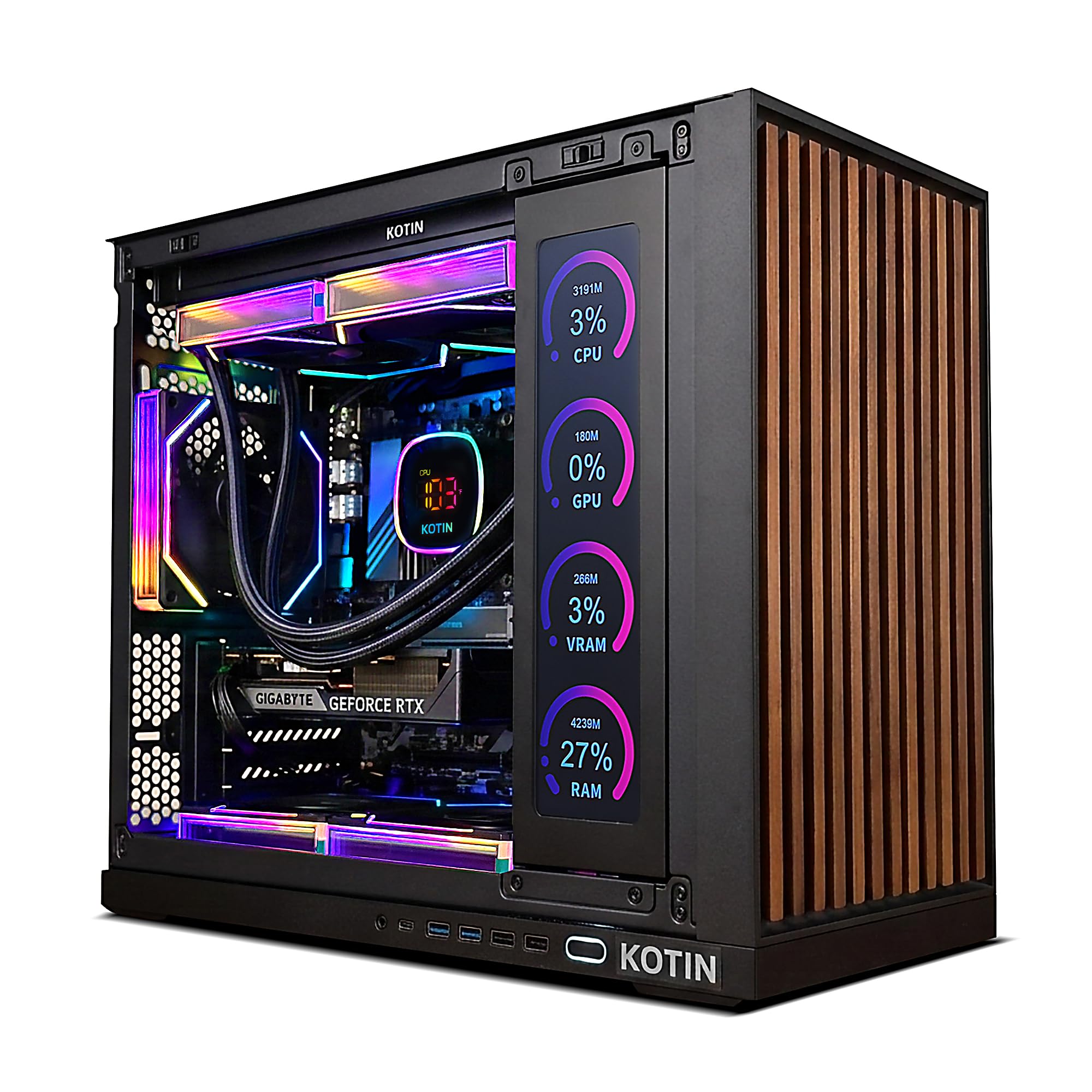 KOTIN Gaming PC | Ryzen 7 9700X, RTX 5060 8GB, 32GB DDR5