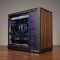 KOTIN G60B Prebuilt Gaming PC, GeForce RTX 5070 12GB GDDR7, AMD Ryzen 7 9700X, 32GB DDR5 6000MHz, 1TB PCIe 4.0 SSD, 360mm Liquid Cooler, 11.3 Inch Smart Display, WiFi 7, ARGB Tower for 4K Gaming