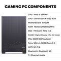 KOTIN Prebuilt Gaming PC Desktop Computer, Core i5-14400F, GeForce RTX 5060 8GB, 16GB DDR5 6000MHz, 1TB PCIe 4.0 SSD, WiFi 6, Windows 11 Home, ARGB Gaming Desktop Tower for Gaming Home Office D32B
