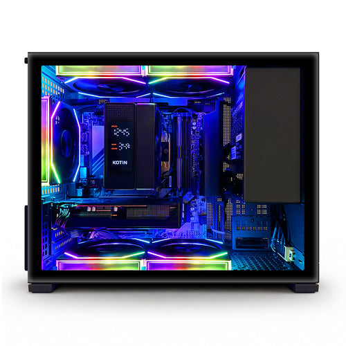 KOTIN Gaming PC Desktop, Ryzen 7 8700F, RTX 5060 Ti 8GB, 16GB DDR5, 1TB SSD | Prebuilt Gaming Tower with DLSS 4, WiFi 7, Windows 11, DDR5 6000MHz, PCIe 4.0 NVMe SSD for 1080p/1440p High-FPS Gaming