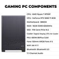 KOTIN Gaming PC Desktop, Ryzen 7 8700F, RTX 5060 Ti 8GB, 16GB DDR5, 1TB SSD | Prebuilt Gaming Tower with DLSS 4, WiFi 7, Windows 11, DDR5 6000MHz, PCIe 4.0 NVMe SSD for 1080p/1440p High-FPS Gaming