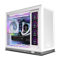 KOTIN Prebuilt Gaming PC Ryzen 7 7800X3D, 32GB DDR5, RTX 5070 12GB, 1TB | White Liquid Cooled Gaming Desktop, 11.3in Smart Display, 850W 80+ Gold PSU, WiFi 7, Assembled in USA, Windows 11 ARGB Tower