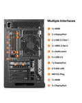 KOTIN Gaming PC Desktop, Ultra 7 265KF, RTX 5070 12GB, 32GB DDR5, 1TB SSD | 11.3in Smart Display, 850W 80+ Gold PSU, 240mm Liquid Cooler, ARGB Windows 11 Home Gaming Tower, Desktop Computer 1440p 4K